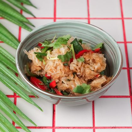 Салат из коралловых грибов.