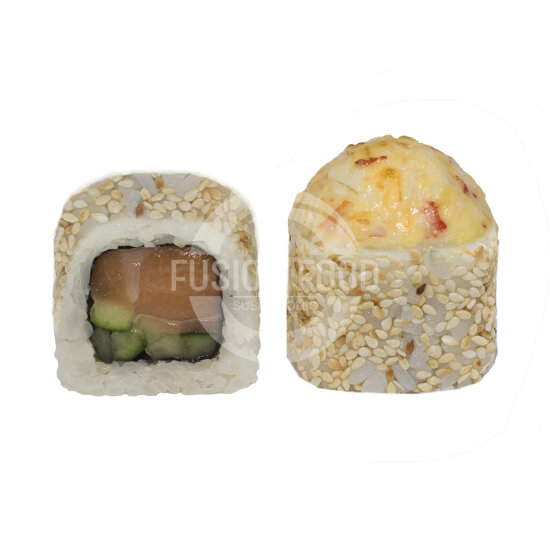 Гриль Ролл Том Ям Сяке Краб