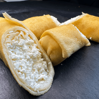 Блинчики с творогом