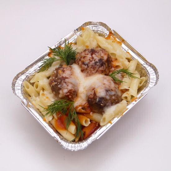 ПЕННЕ С ФРИКАДЕЛЬКАМИ В СОУСЕ БАРБЕКЮ