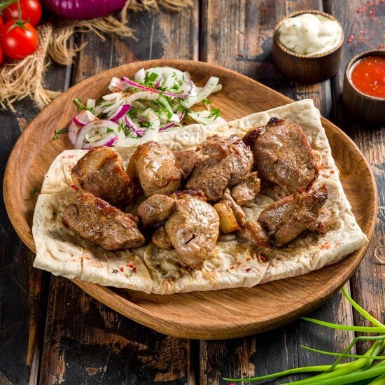 Шашлык из мякоти баранины