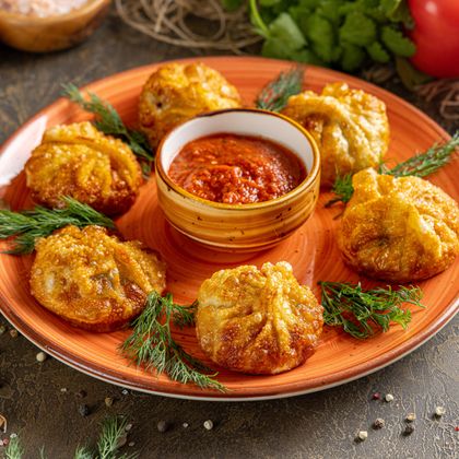 Манты жареный