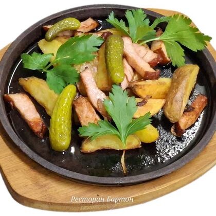 Картофель запечённый с беконом