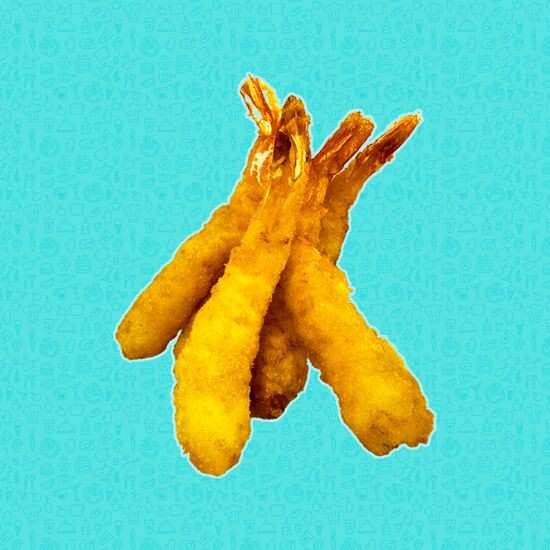 Креветка в сухарях