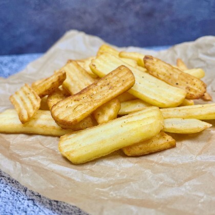 Картофель рифленый с луком