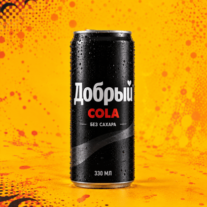 Напиток Добрый COLA без сахара 330мл