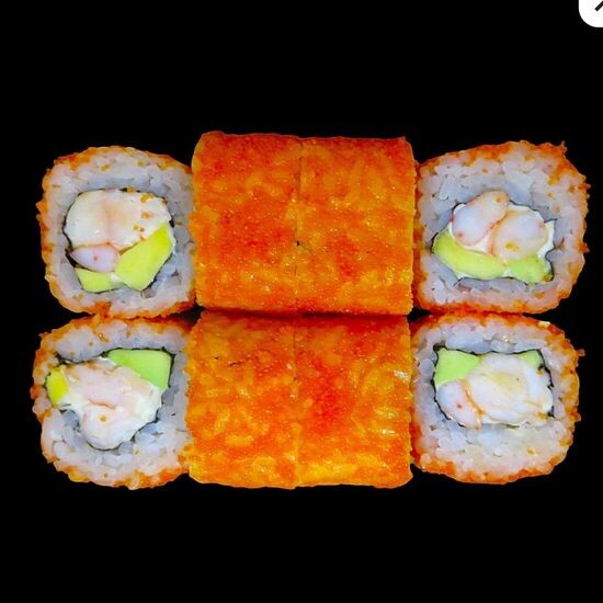 Ролл Калифорния с креветками