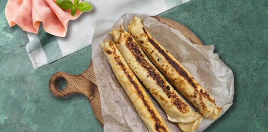 Блины с ветчиной