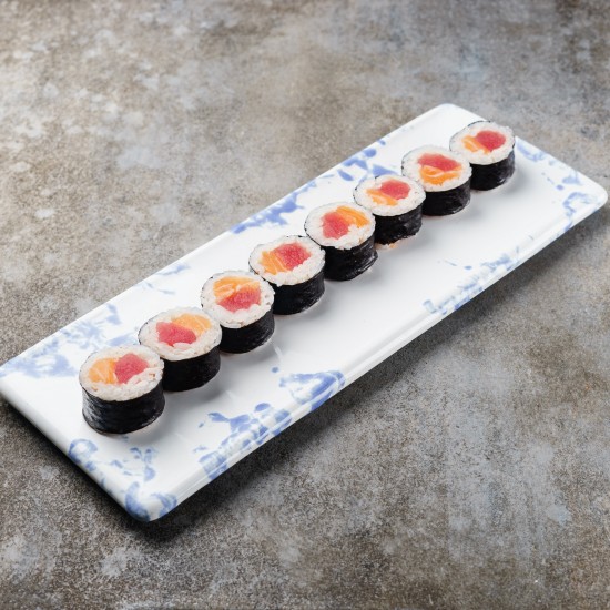 Маки ролл лосось-тунец