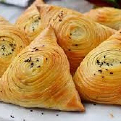 Самса слоеная курица