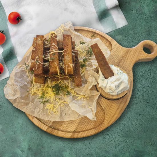 Гренки с чесноком и Пармезаном