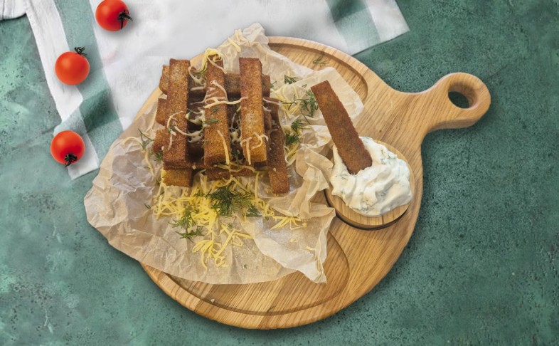 Гренки с чесноком и Пармезаном