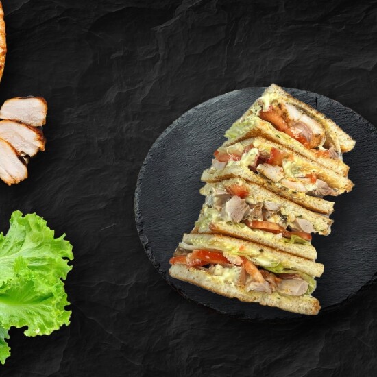 Мини сендвичи с курицей