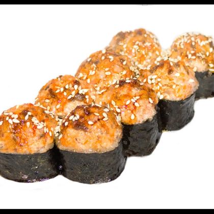 Ролл запеченный с лососем