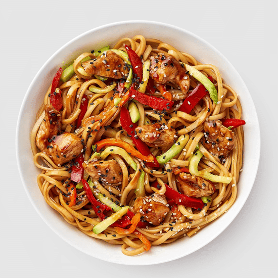 Лапша удон пшеничная с курицей