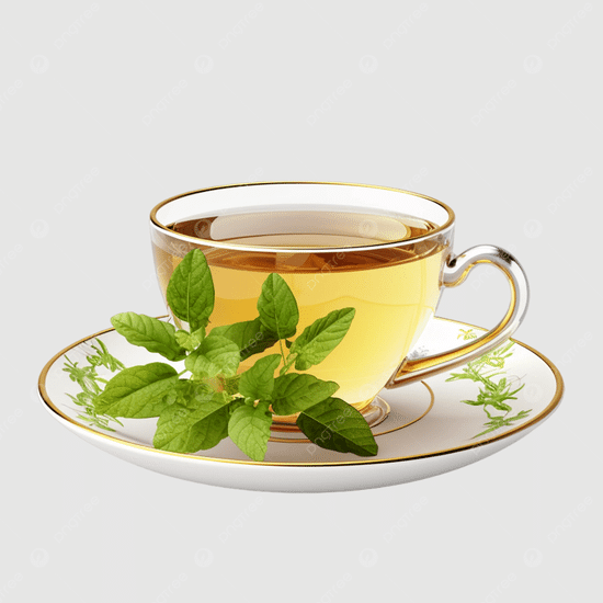 Чай зелёный с сахаром