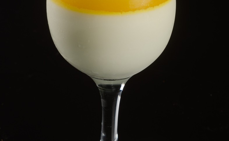 Грушевая панакота с дыней