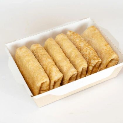 Блины с творогом и изюмом