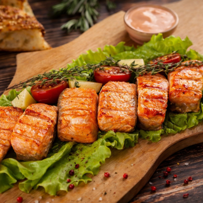 Шашлычок из семги