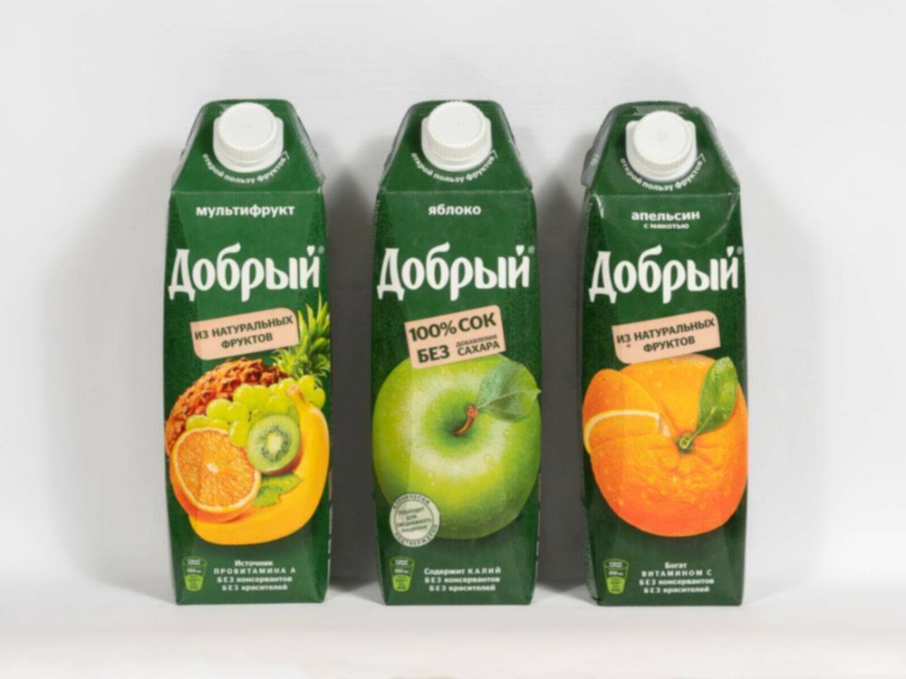 Соки в ассортименте