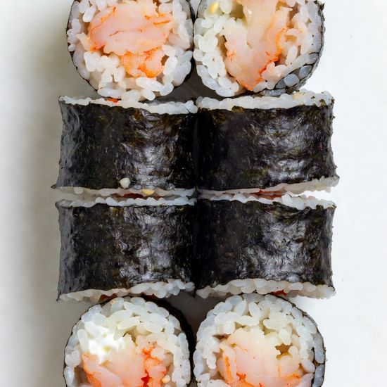 Мини-ролл с креветкой