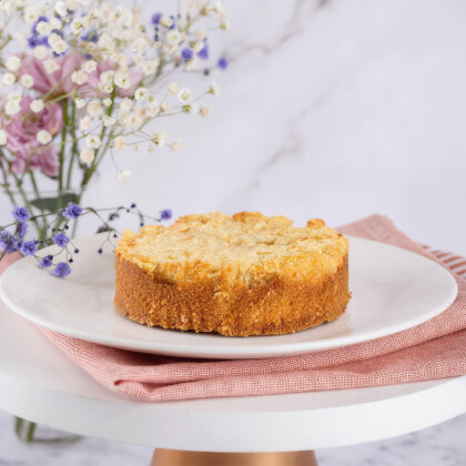 Яблочный КРАМБЛ с корицей и орехом