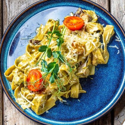 Паста с грибами