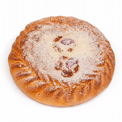 Пирог йогуртовый клубника