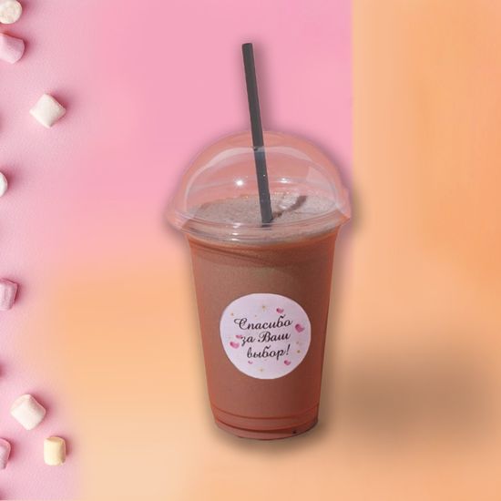 Молочный Коктейль Шоколадно-клубничный