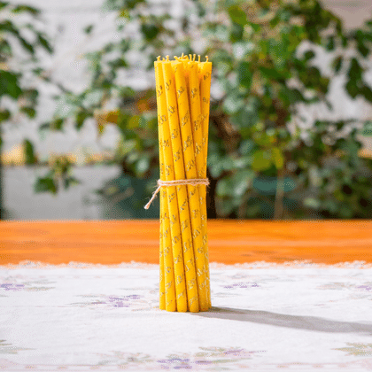 Свечки желтые 10 шт
