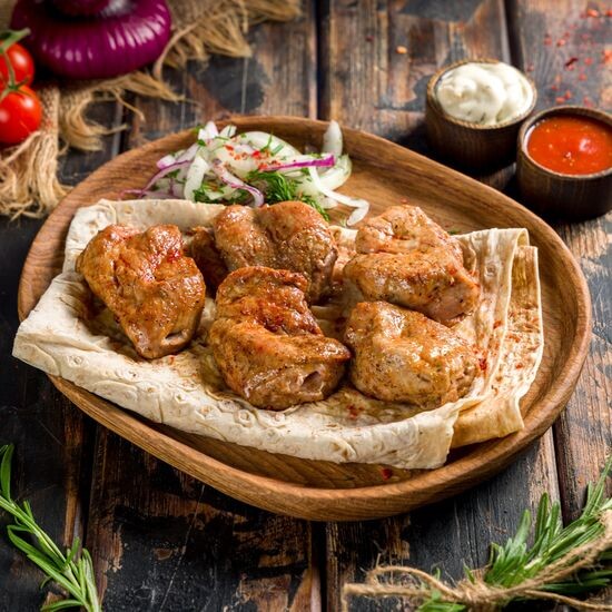 Шашлык из шейки свинины