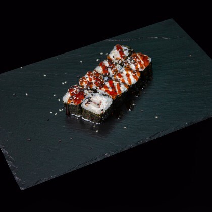 Сливочный мак с угрём