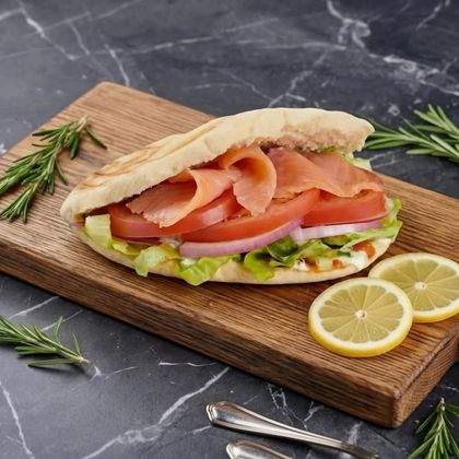 Гиро с сёмгой