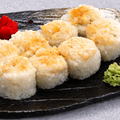 Ролл с гребешком