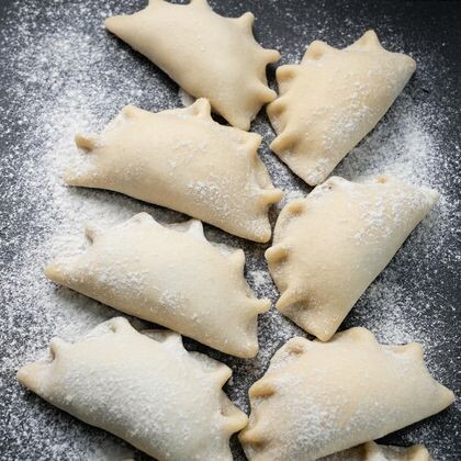 Вареники с творогом замороженные