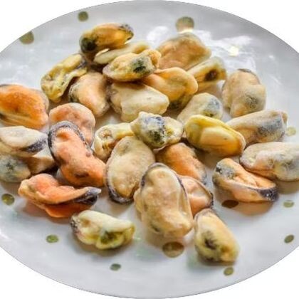 Мидии очищенные в сливочно-чесночном соусе