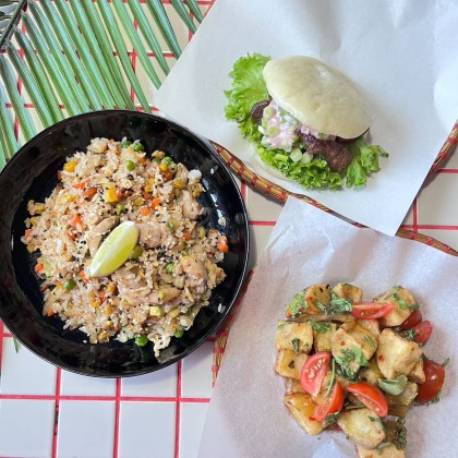 Рис с курицей по-тайски