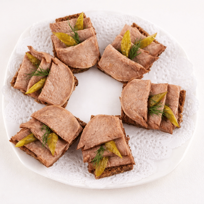 Бутерброд с языком