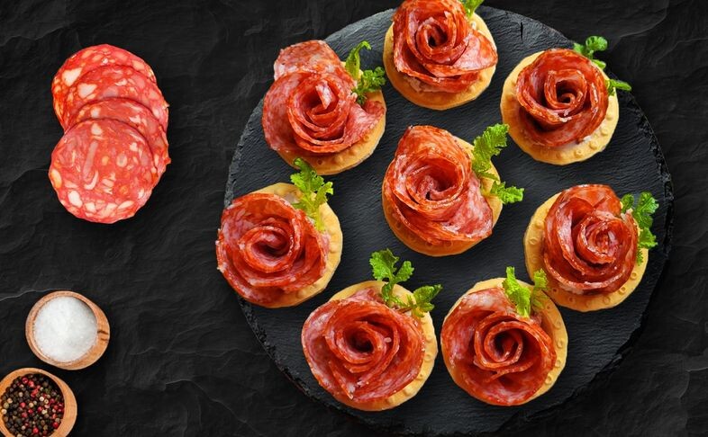 Тарталетки Салями