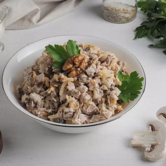 Курица с грибами