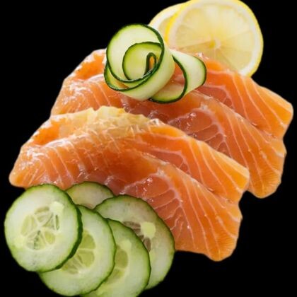 Лосось слабосолёный