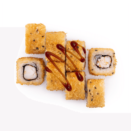 Жареный с креветкой ( 8 шт.)