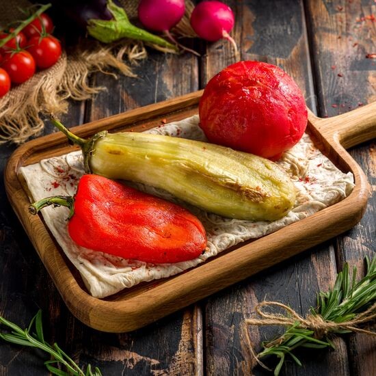 Овощи на мангале