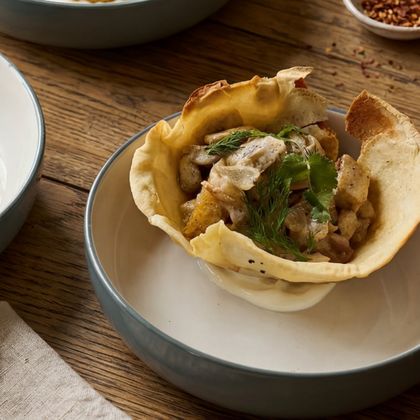 Корзиночка с курицей
