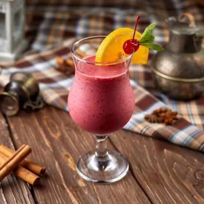 Вишнево-клубничный смузи