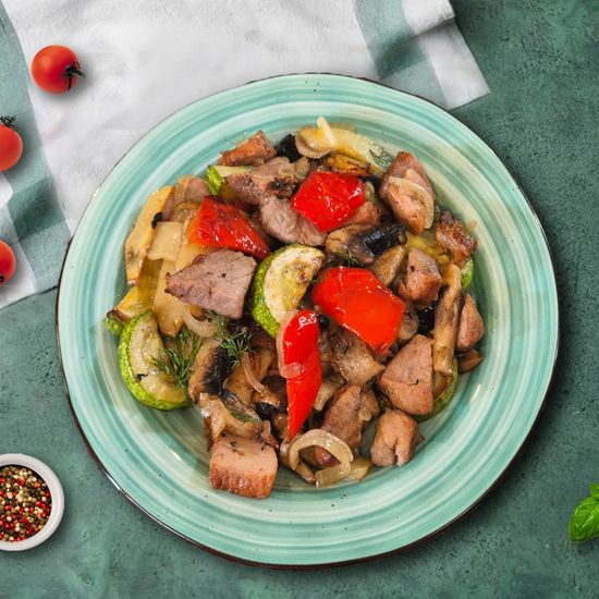 Горячая сковородка курица