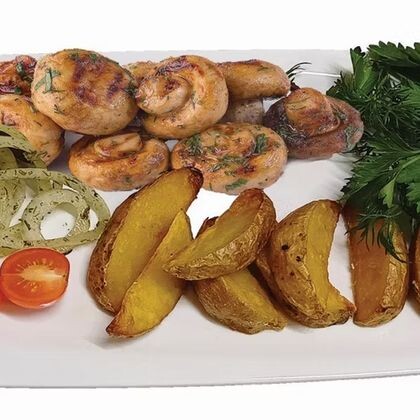 Шампиньоны на углях