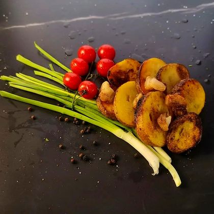 Картошка с салом