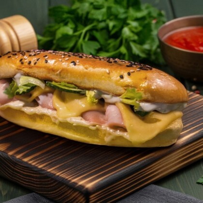 Сэндвич с ветчиной