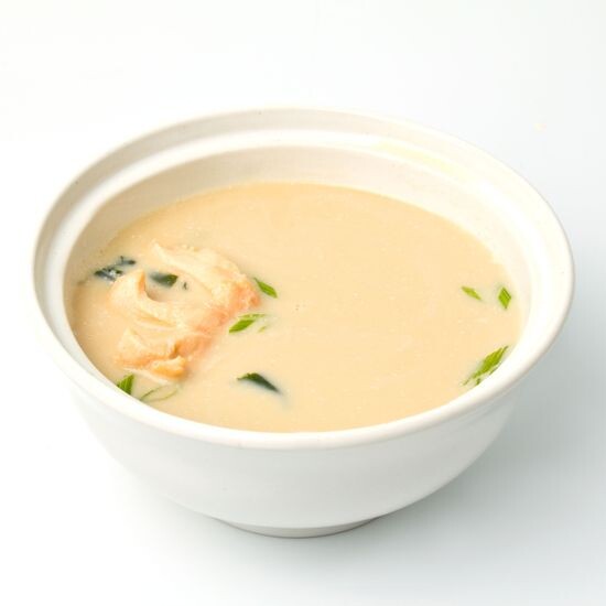 Сливочный суп с креветками